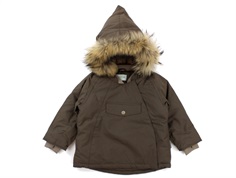 Mini A Ture winter jacket Wang Fur morel grey